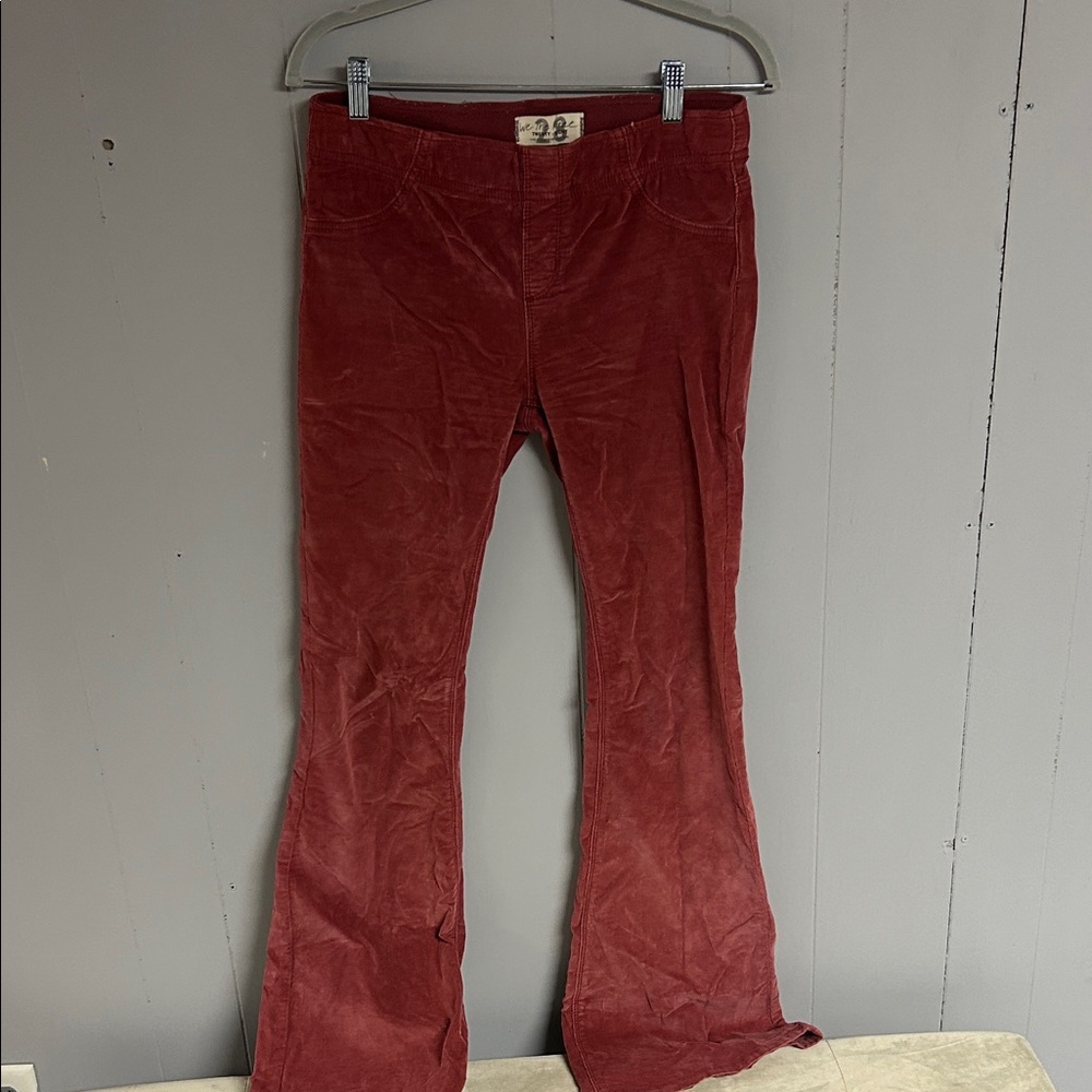 We The Free Red Boot Cut Pants